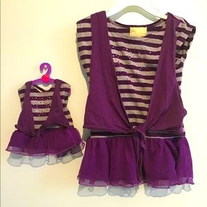 Dress for doll and kid.